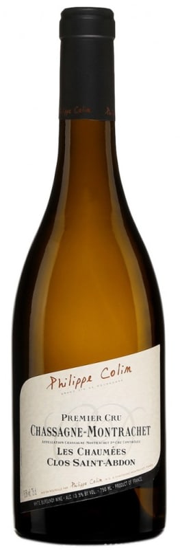 Philippe Colin Chassagne-Montrachet Les Chaumees Clos St Abdon (375ML half-bottle) 2018 Front Bottle Shot