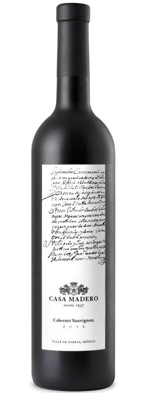 Casa Madero Cabernet Sauvignon 2016 Front Bottle Shot