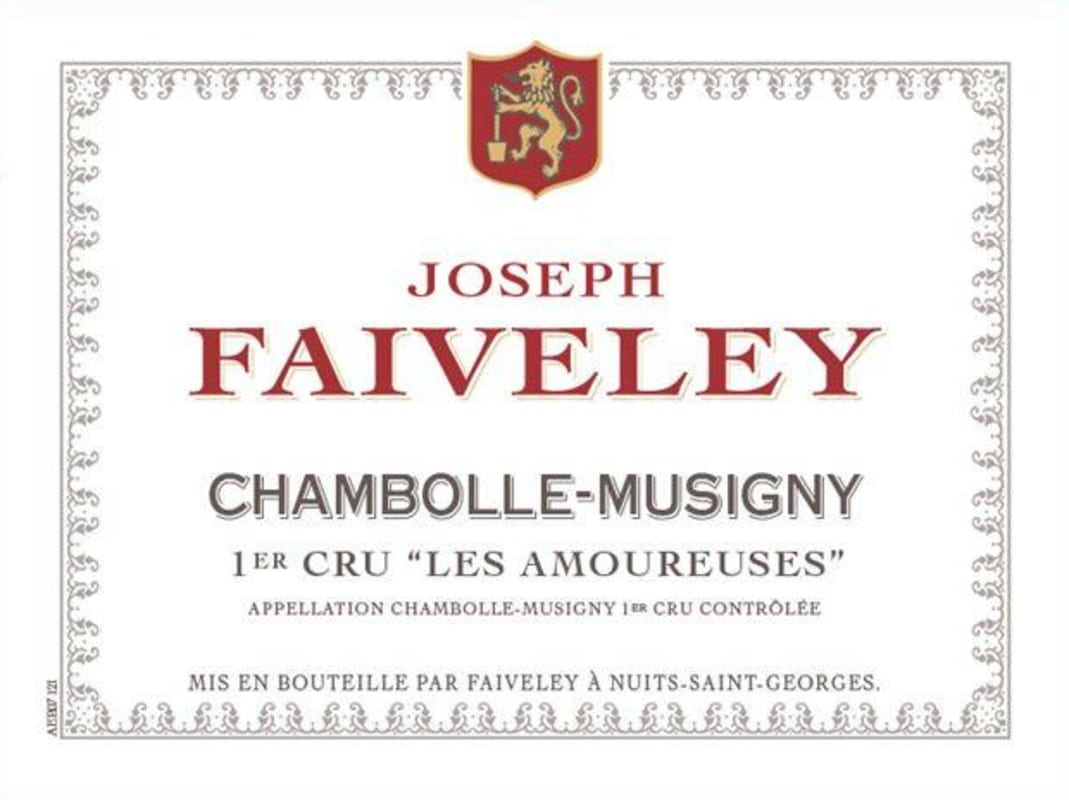 Faiveley Chambolle-Musigny Les Amoureuses Premier Cru 2015 Front Label