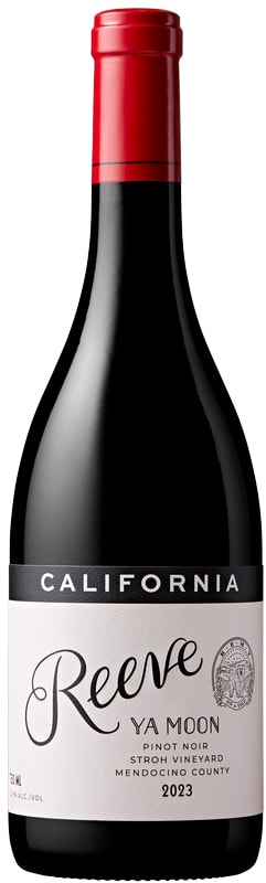 Reeve Ya Moon Pinot Noir 2023 Front Bottle Shot