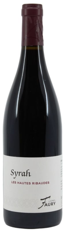 Lionel Faury Collines Rhodaniennes Les Hautes Ribaudes Syrah 2024 Front Bottle Shot