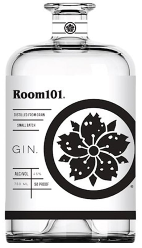 Room 101 Gin Front Bottle Shot