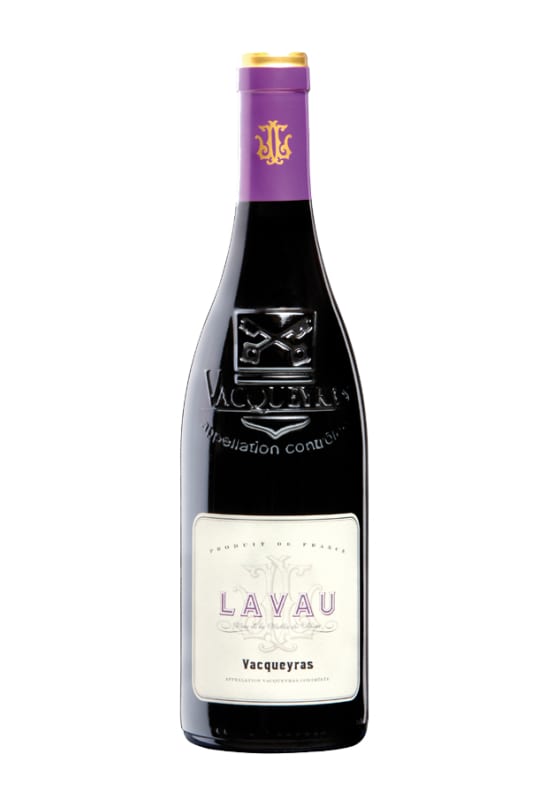 Lavau Vacqueyras 2017 Front Bottle Shot