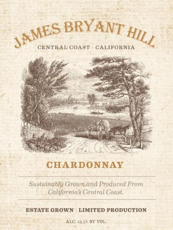 James Bryant Hill Central Coast Chardonnay 2013 Front Label