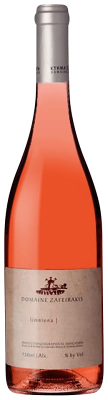 Domaine Zafeirakis Limniona Rose 2021 Front Bottle Shot