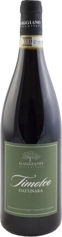 Cantina Gaggiano Gattinara Timateo Nebbiolo 2016 Front Bottle Shot