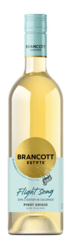 Brancott Flight Song Pinot Grigio 2021 Front Bottle Shot