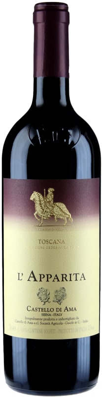 Castello di Ama L'Apparita 2017 Front Bottle Shot