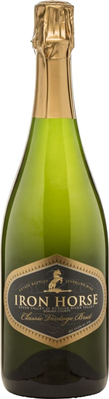 Iron Horse Classic Vintage Brut 2012 Front Bottle Shot