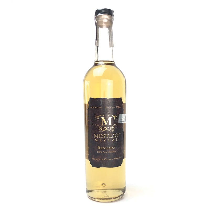 Mestizo Reposado Mezcal Front Bottle Shot
