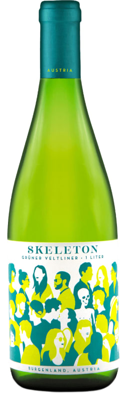 Skeleton Gruner Veltliner (1 Liter) 2021 Front Bottle Shot