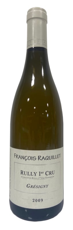 Francois Raquillet Rully Gresigny Premier Cru 2009 Front Bottle Shot