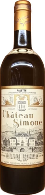 Chateau Simone Palette Blanc 2015 Front Bottle Shot