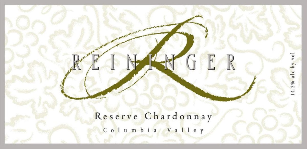 Reininger Reserve Chardonnay 2014 Front Label
