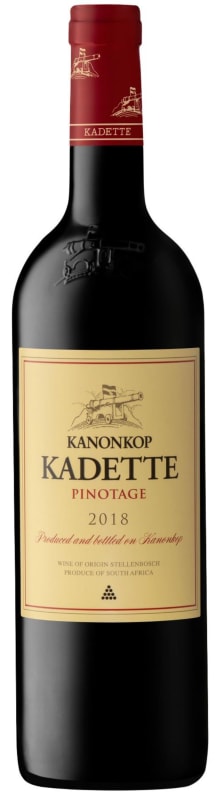 Kanonkop Kadette Pinotage 2018 Front Bottle Shot