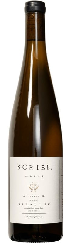 Scribe Estate Riesling 2019 Front Bottle Shot