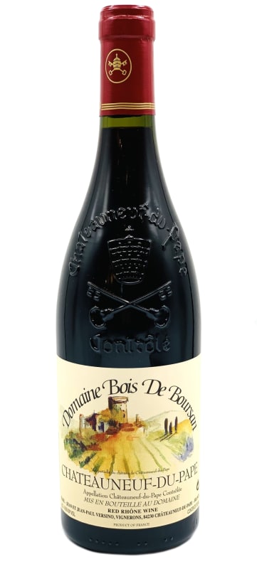 Domaine Bois de Boursan Chateauneuf-du-Pape Tradition 2018 Front Bottle Shot