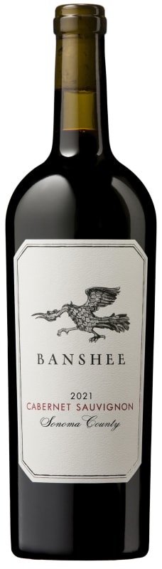 Banshee Sonoma Cabernet Sauvignon 2021 Front Bottle Shot