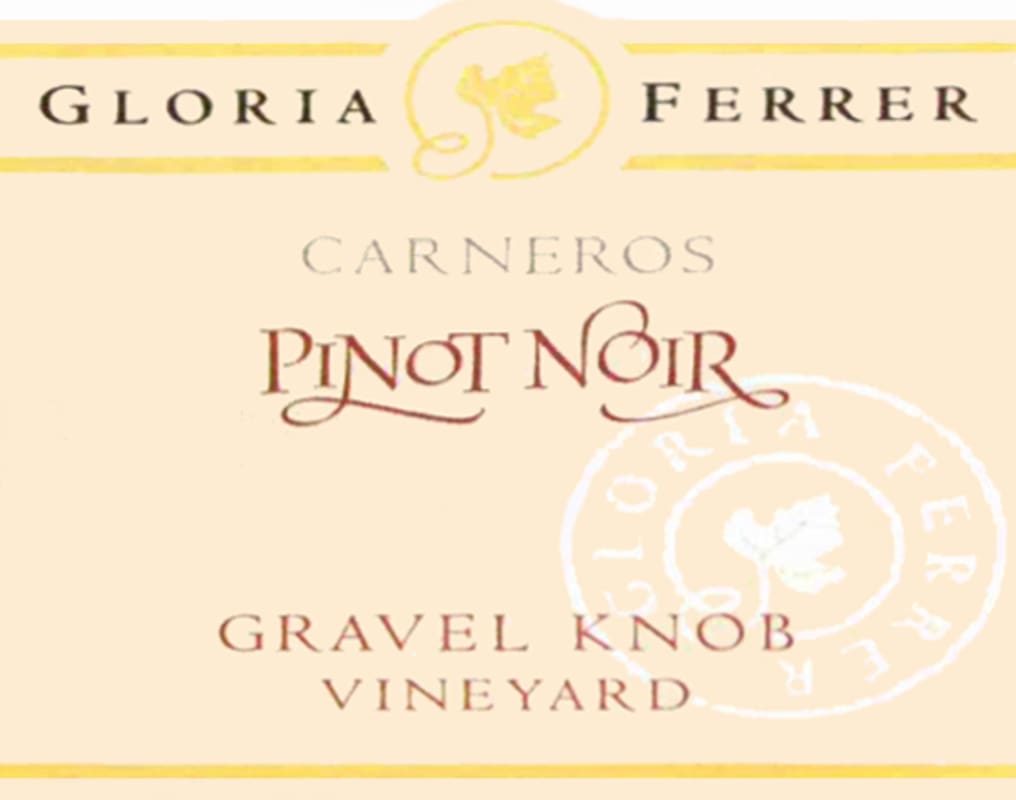 Gloria Ferrer Gravel Knob Vineyard Pinot Noir 2013 Front Label