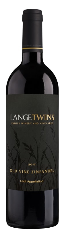 LangeTwins Estate Old Vine Zinfandel 2017 Front Bottle Shot