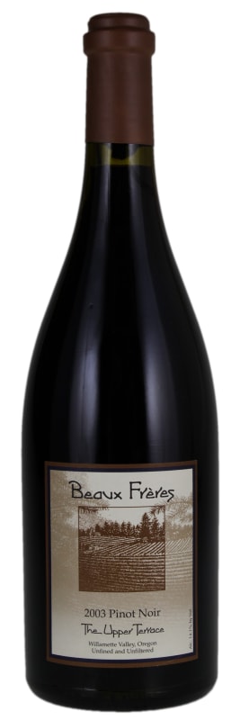 Beaux Freres The Upper Terrace Pinot Noir 2003 Front Bottle Shot