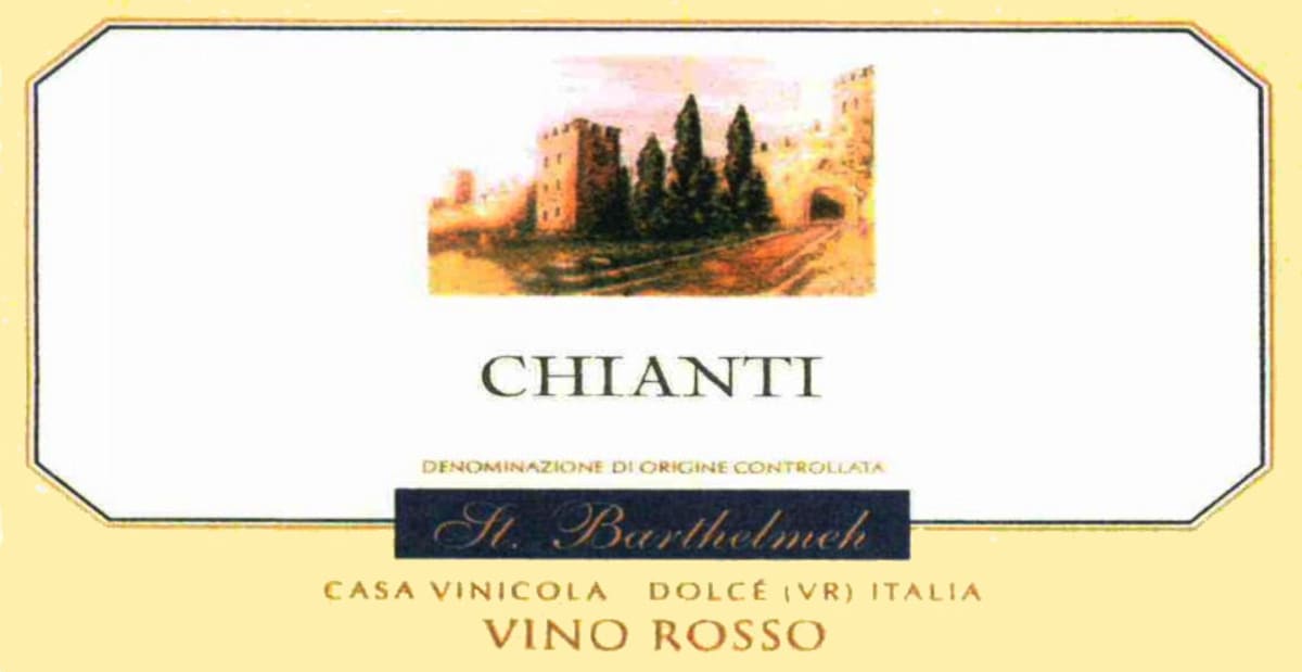 St. Barthelmeh Chianti Rosso 2008 Front Label