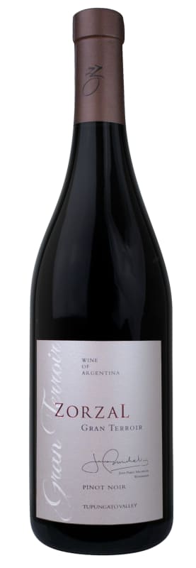 Zorzal Gran Terroir Pinot Noir 2020 Front Bottle Shot