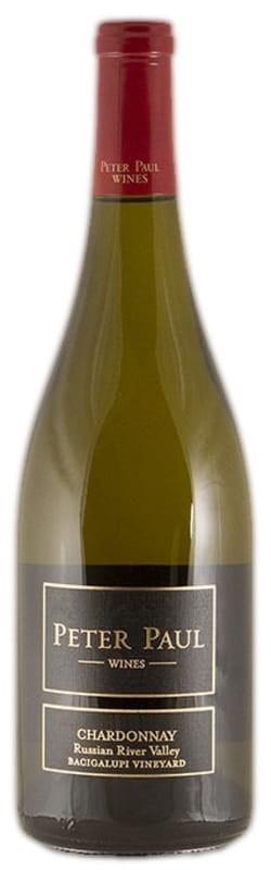 Peter Paul Bacigalupi Vineyard Chardonnay 2015 Front Bottle Shot