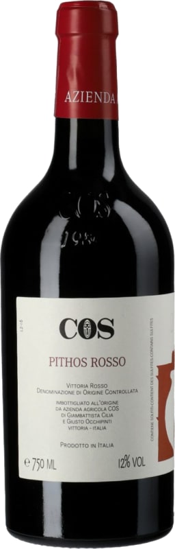 COS Pithos Vittoria Rosso 2023 Front Bottle Shot