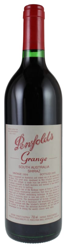 Penfolds Grange 1994 Front Bottle Shot