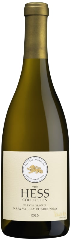 Hess Collection Napa Valley Chardonnay 2015 Front Bottle Shot