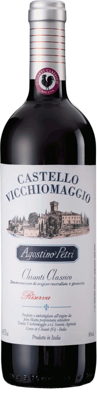 Castello Vicchiomaggio Agostino Petri Chianti Classico Riserva 2018 Front Bottle Shot