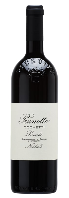 Prunotto Nebbiolo Occhetti 2018 Front Bottle Shot
