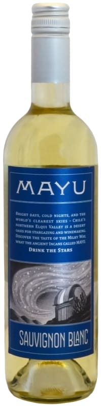 Mayu Sauvignon Blanc 2015 Front Bottle Shot