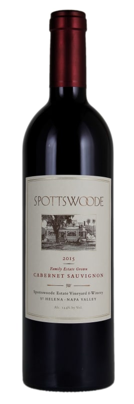 Spottswoode Cabernet Sauvignon (3 Liter Bottle) 2015 Front Bottle Shot