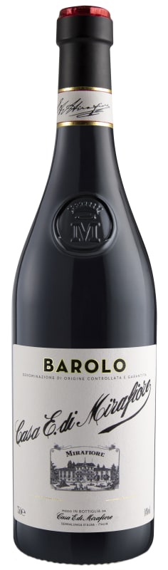 Mirafiore Barolo 2021 Front Bottle Shot