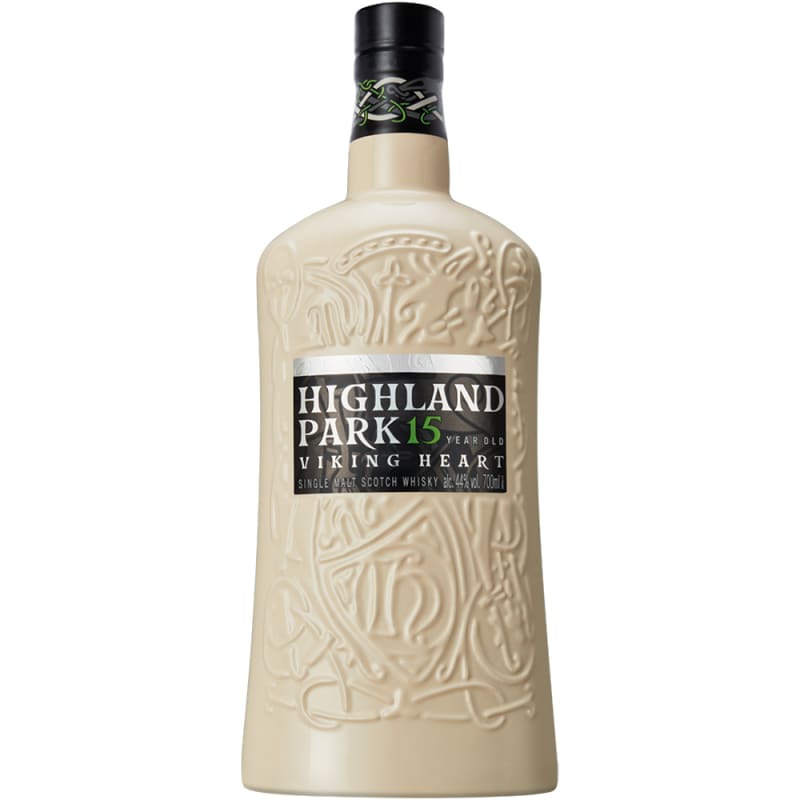 Highland Park 15 Year Viking Heart Single Malt Scotch Whisky Front Bottle Shot