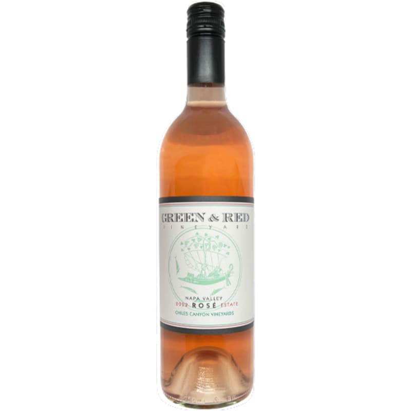 Green & Red Chiles Canyon Vineyards Estate Rose 2022 Front Bottle Shot