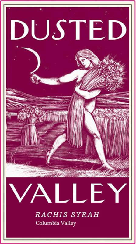 Dusted Valley Rachis Syrah 2012 Front Label