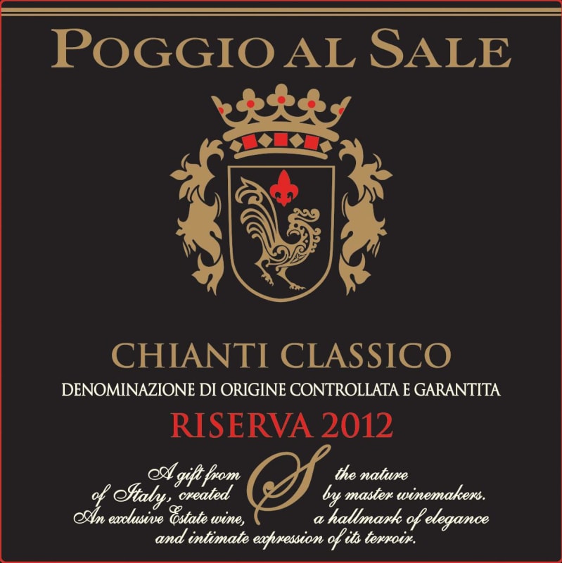Poggio al Sale Chianti Classico Riserva 2012 Front Label