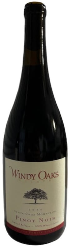 Windy Oaks Whole Cluster Estate Cuvee Pinot Noir 2020 Front Bottle Shot