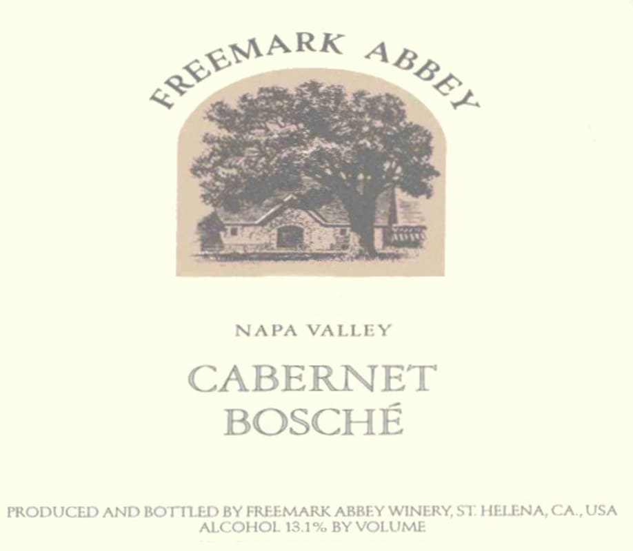 Freemark Abbey Bosche Cabernet Sauvignon 1989 Front Label