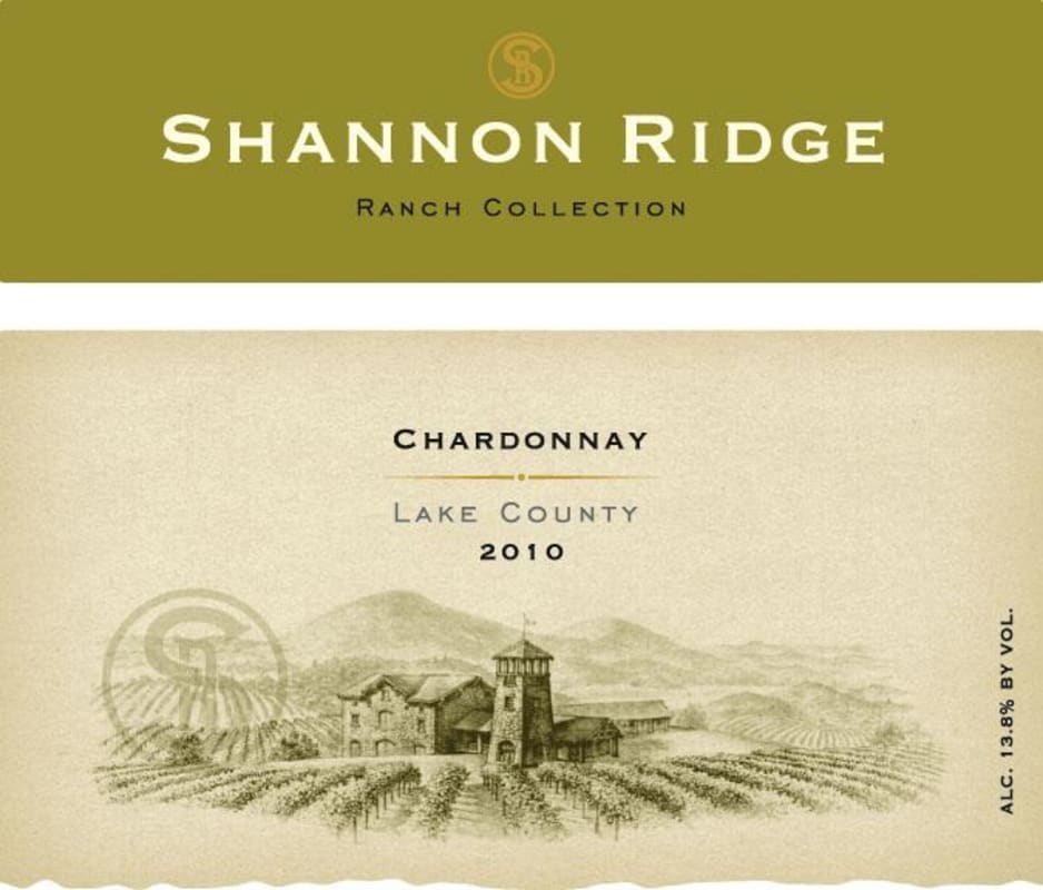 Shannon Ridge Ranch Collection Chardonnay 2010 Front Label