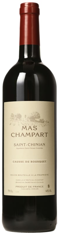 Mas Champart Saint-Chinian Causse du Bousquet 2013 Front Bottle Shot