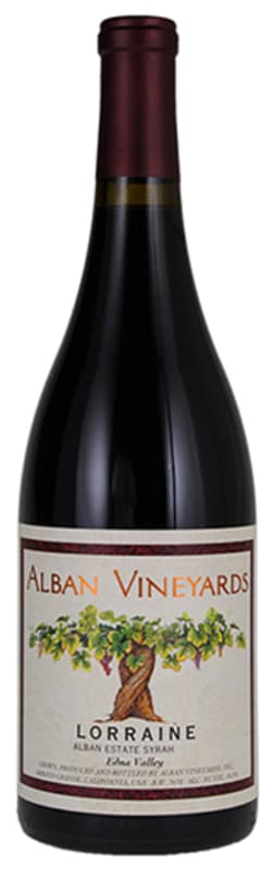 Alban Lorraine Estate Syrah 2000 Front Bottle Shot