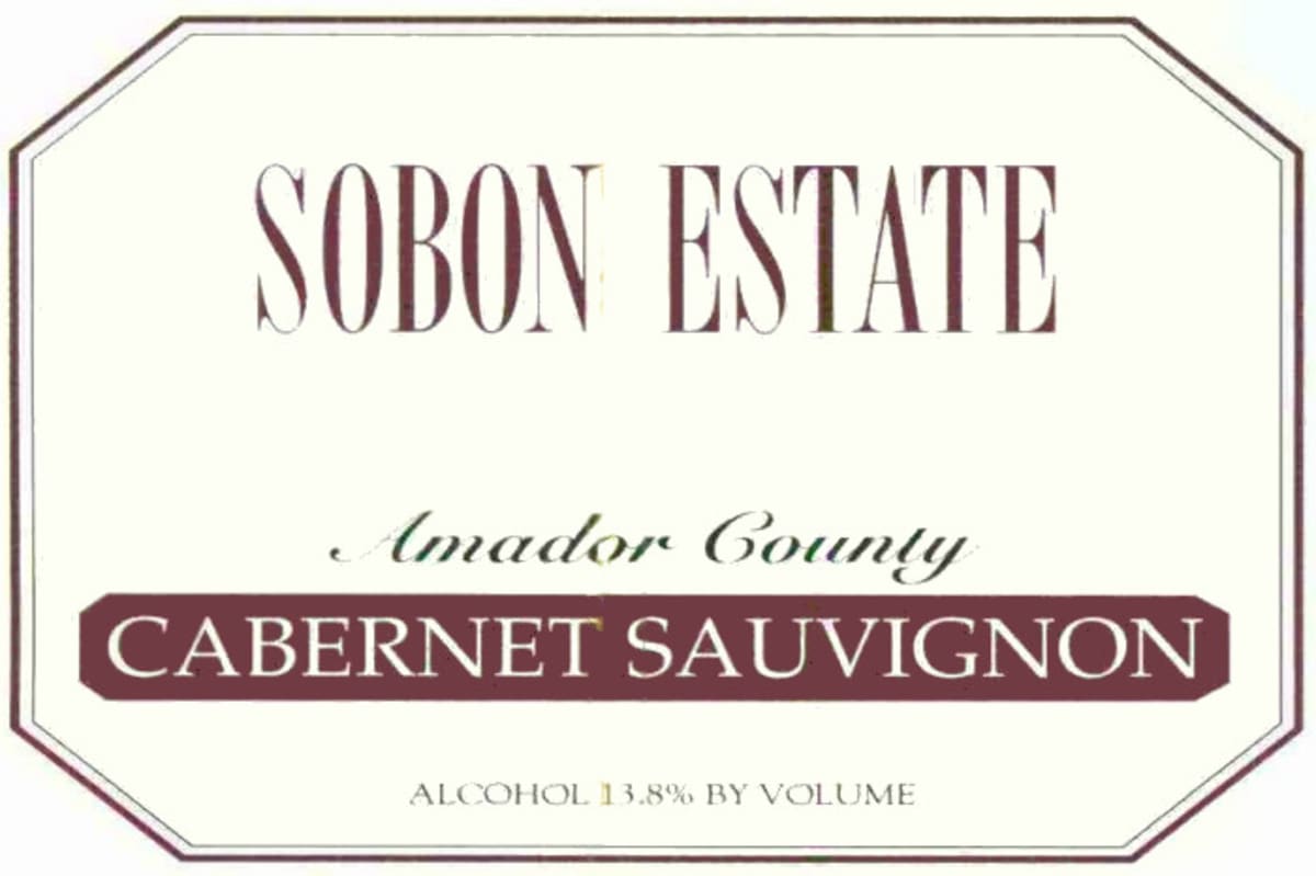 Sobon Estate Cabernet Sauvignon 2005 Front Label