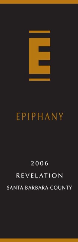 Epiphany Revelation Red 2006 Front Label