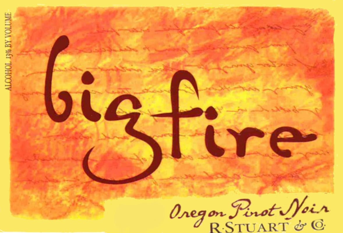 R. Stuart & Co. Big Fire Pinot Noir 2007 Front Label