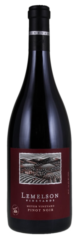 Lemelson Meyer Vineyard Pinot Noir 2015 Front Bottle Shot