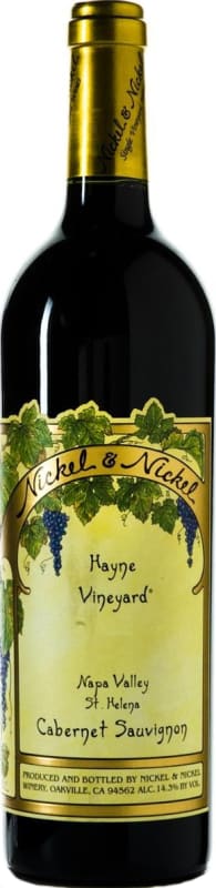 Nickel & Nickel Hayne Cabernet Sauvignon 2018 Front Bottle Shot